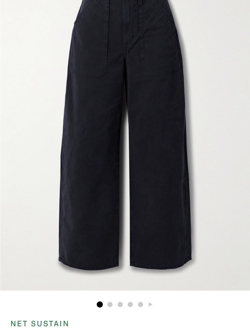 Citizens Of Humanity Ayla Cargo pant in washed black, size 28 - Picture 3 of 3